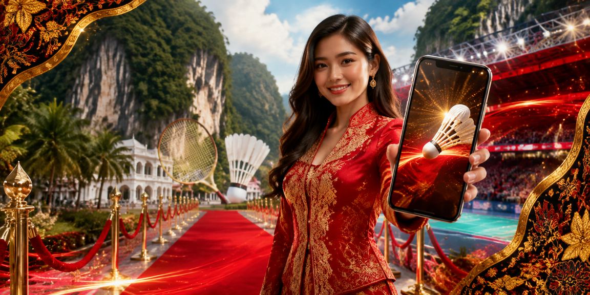 Gambar ipoh kasino dengan tema batik moden sebagai simbol jackpot